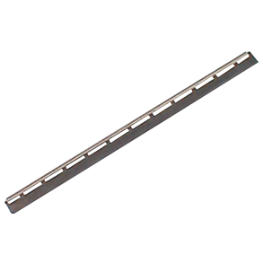 Skinne til vinduesskraber, Unger S, stl, rustfrit stl/gummi, 35 cm, bldt gummi