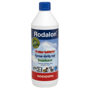 Overfladedesinfektion, Rodalon, 1000 ml, 2% Kvartnre Amoniumforbindelser
