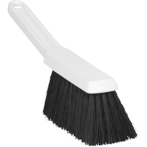 Hndkost, Vikan, 32x6x9cm, hvid, PP/polyester, blde brstehr