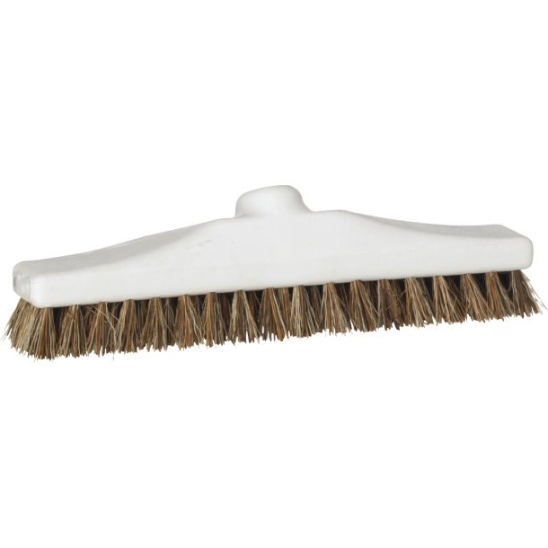 Gulvskrubbe, Vikan, hvid, PP/bassine/tr, 30 cm, stive brstehr