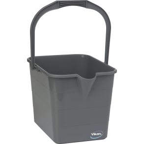 Moppespand, Vikan ErgoClean, 32x29x25cm, 15 l, gr, PP, med hldetud