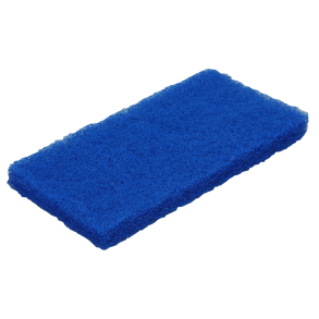 Skurefiber, Vikan, 245x115x30mm, bl, polyester, medium skureeffekt